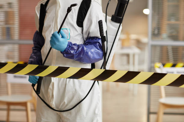 Professional Biohazard Cleanup technician working in Spring Lake, NJ
